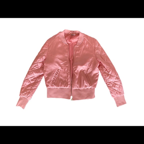Divided Pink Bomber Jacket - Picture 3 of 3